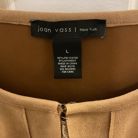 Joan Vass Faux Suede Jacket - Picture 4 of 4